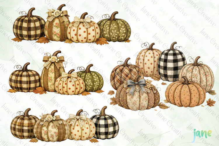 Vintage Pumpkin Clipart