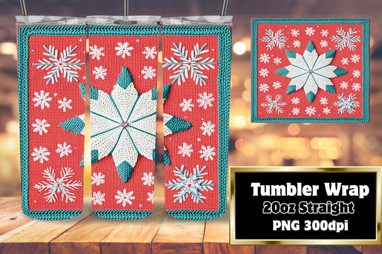 Christmas Tumbler Wrap Image 6