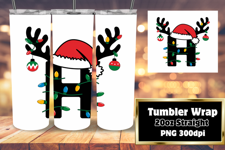 20oz Tumbler Template for All Occasions , Christmas