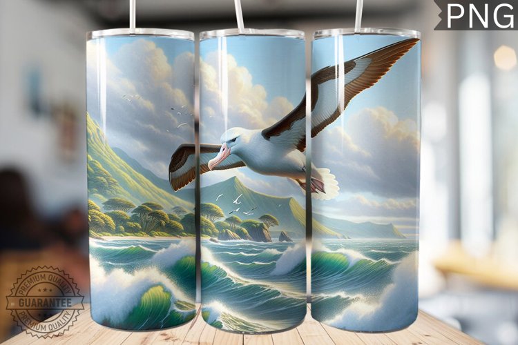 Albatross Tumbler Wrap - Albatross Tumbler Design example image 1