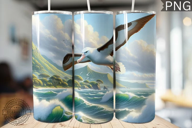 Albatross Tumbler Wrap - Albatross Tumbler Design