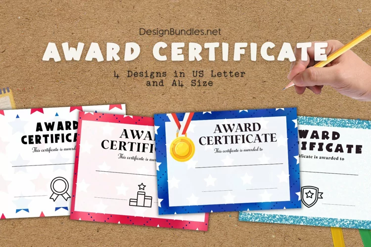 Award Certificate Educational Bundle