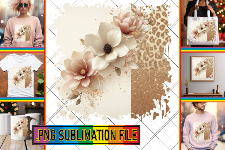 Vibrant TSHIRT Designs PNG, Leopard Prints