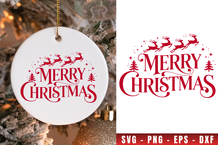 Merry Christmas Tree Svg Image 17
