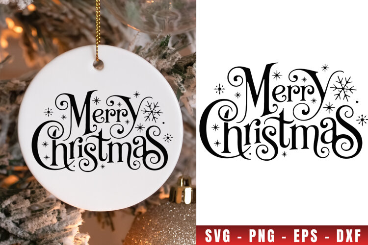 Merry Christmas Svg | Christmas svg | Svg cut file example image 1