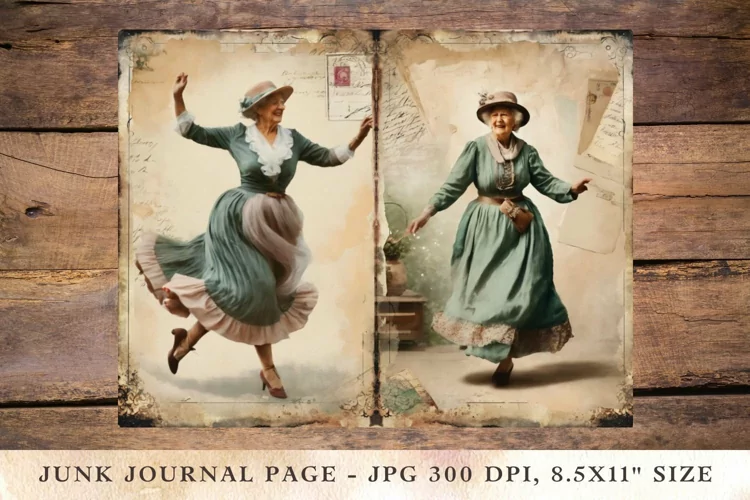 Printable Junk Journal Pages grandma 2