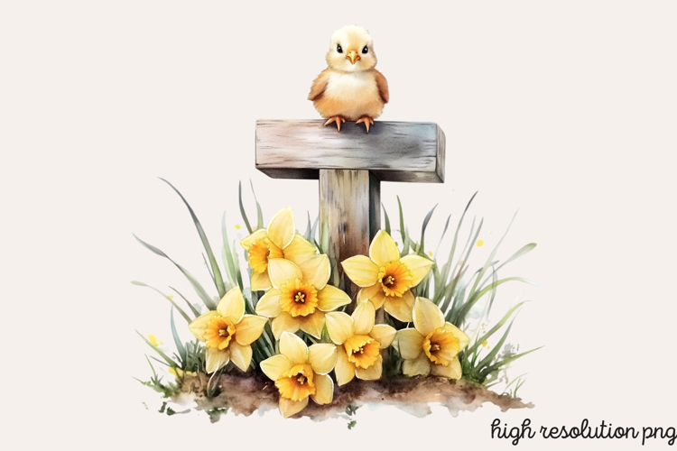 Easter Cross Clipart Image 4