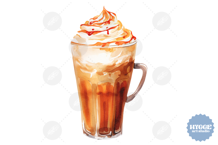 Christmas Coffee PNG | Christmas Latte PNG | Gingerbread PNG