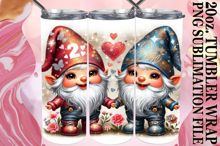 Romantic Gnomes Sublimation Art