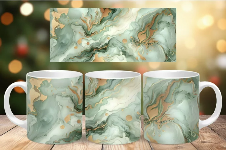 Mug Wrap Sublimation - watercolor
