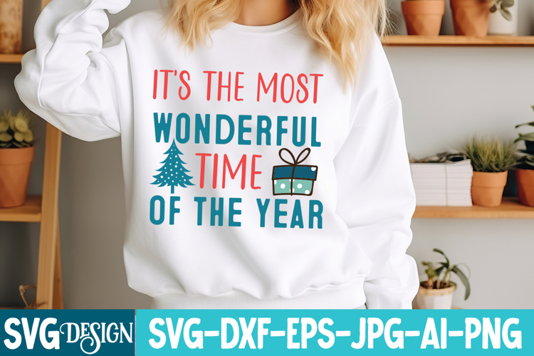 It’s the most Wonderful time of The Year SVG Design
