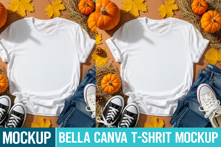Bella Canvas Mockup | White t-Shirt Mockup | Blank Mockup