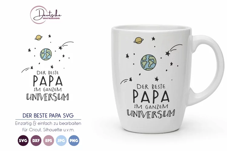 Der beste Papa SVG| Universum SVG