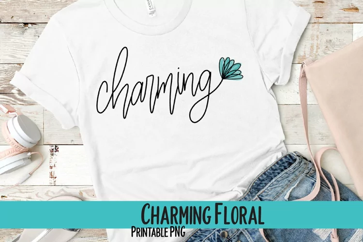 Floral Charming Sublimation PNG