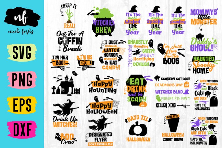 Halloween SVG Bundle example image 1