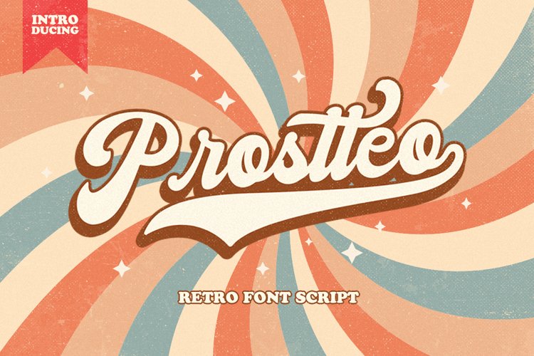 PROSTTEO - Bold Script Font example image 1