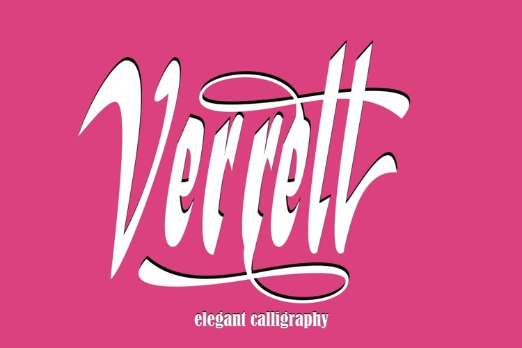 Verrell Script Font example image 1