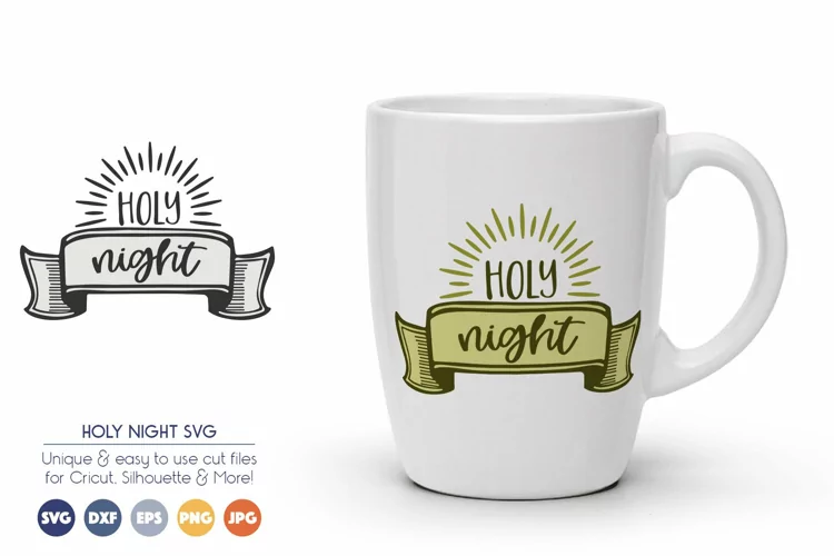Holy Night - Christmas SVG Cutting Files