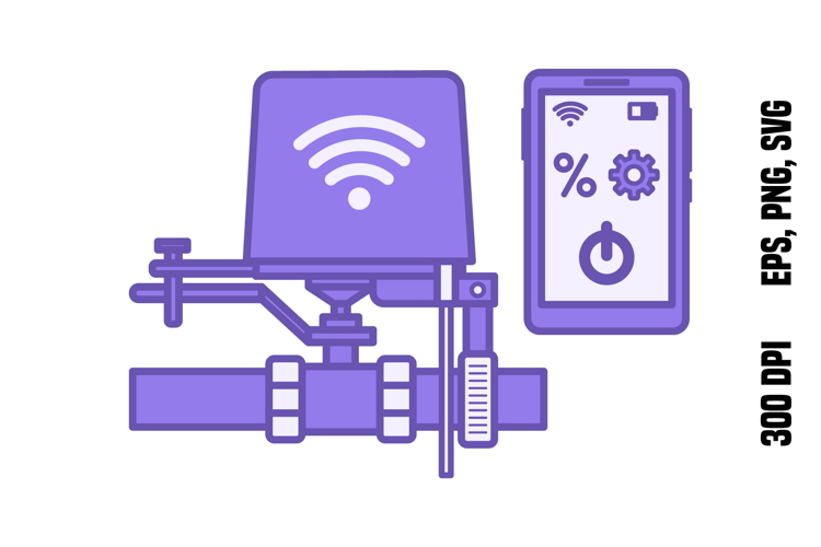 Purple Smart Valve Controller Icon