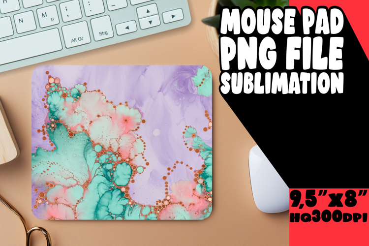 CHEERFUL MOUSE MAT GIFT INSPIRATION, Abstract Pattern