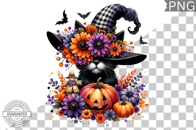 Halloween Cat Clipart Image 20