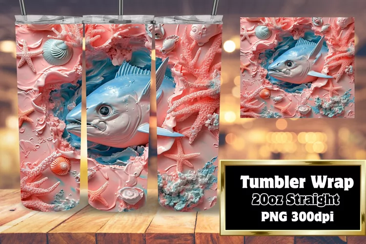 Discover Ocean Wonders - 3D Tumbler