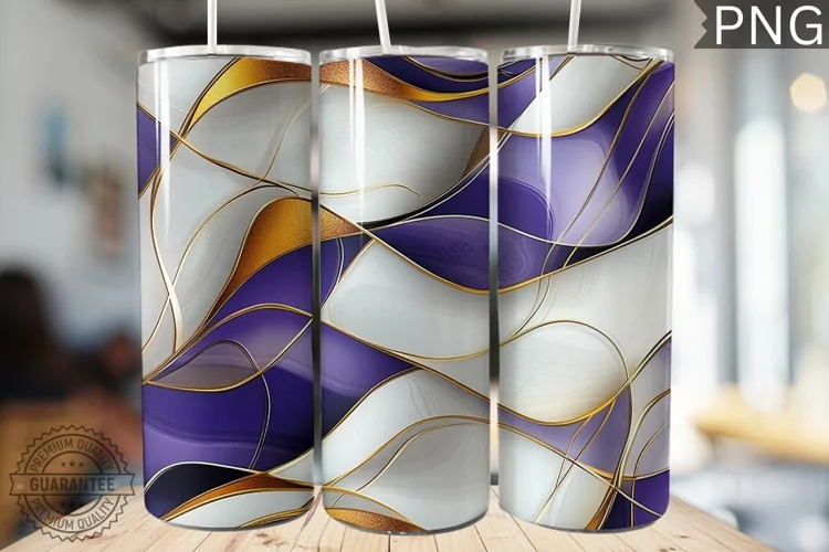 Abstract Pattern Tumbler Warp - High Quality 300 Dpi