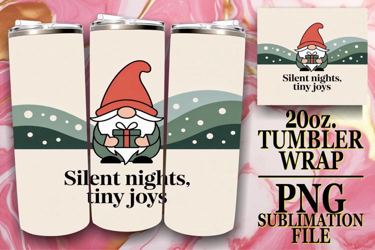 Christmas Tumbler Wrap