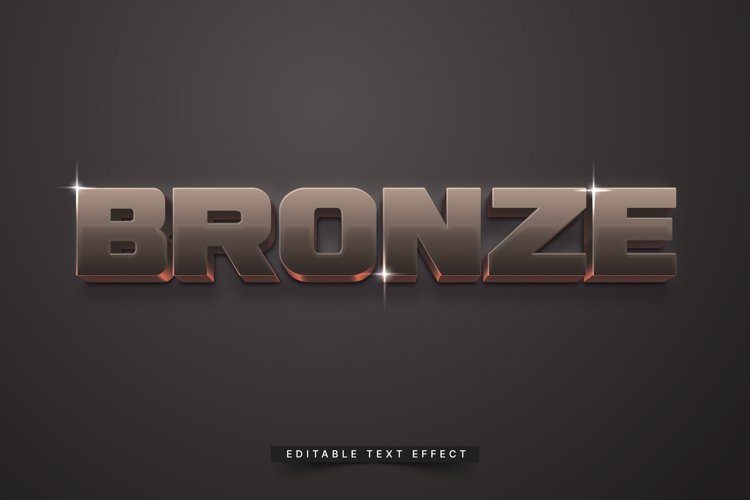 Editable Text Effect for Illustrator. Vector Graphic styles