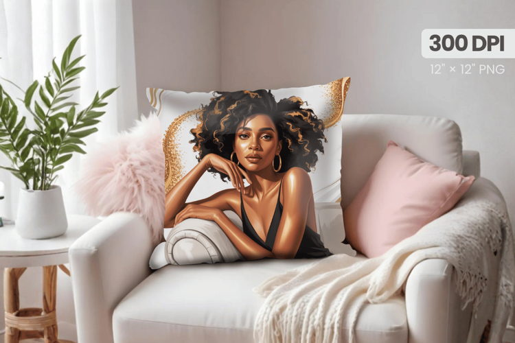 Black Girl Afro Png Image 3