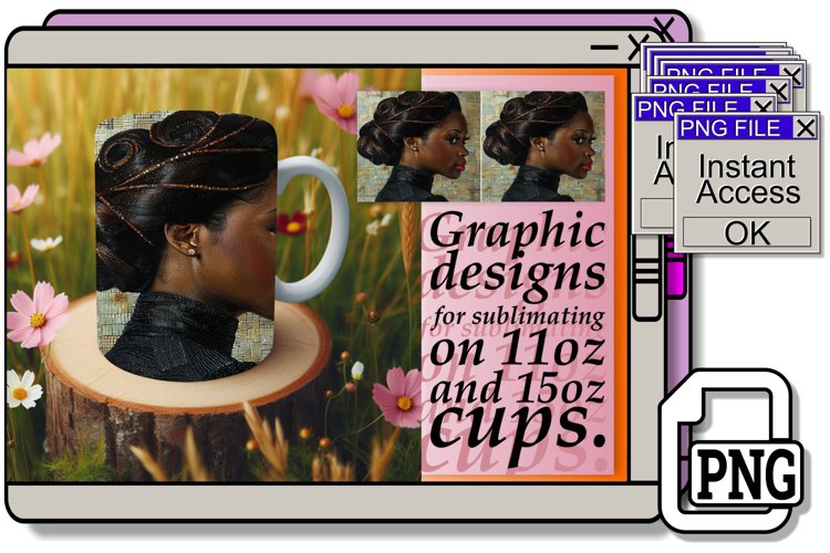 Black Girl Afro Png Image 3