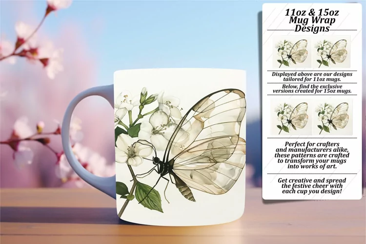 Blossoming Butterfly Mug Lineup