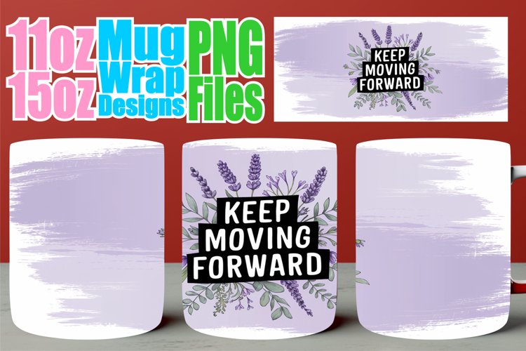 Cheerful journeys 11oz 15oz sublimation wrap, Quote example image 1