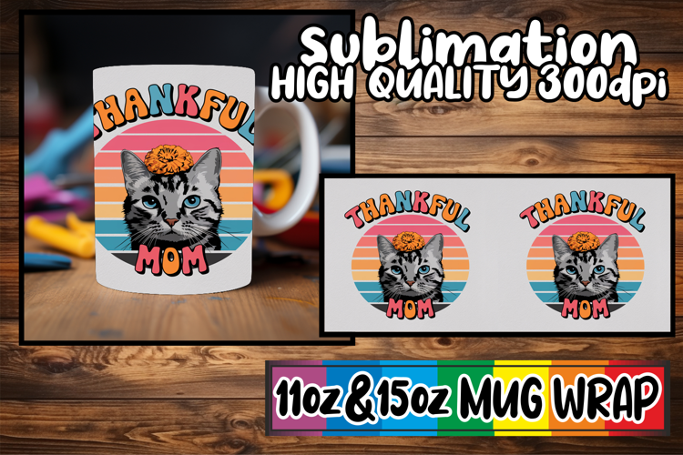 Fresh beginnings 11oz 15oz mug wrap, Cat Lover