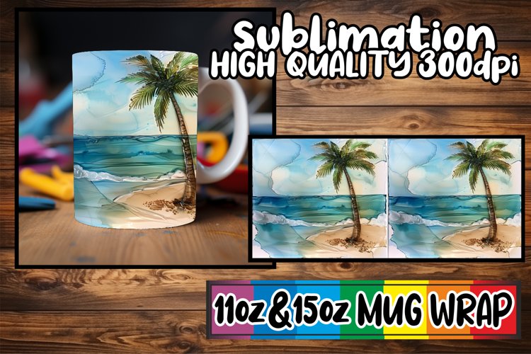 Beach Sublimation Design Image 4