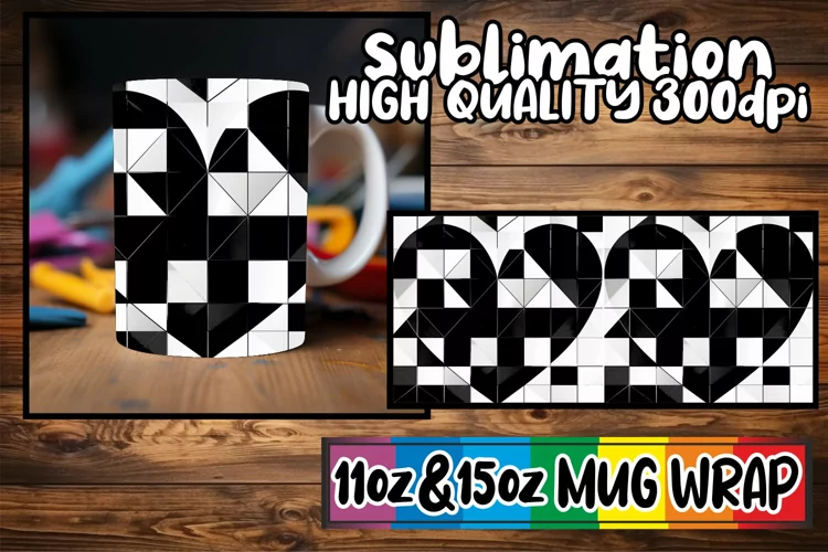 Romantic Sublimation Mug Art - 11oz 15oz