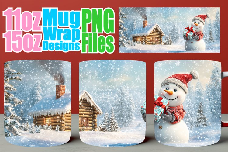 Charming vibes sublimation print wrap, Winter example image 1