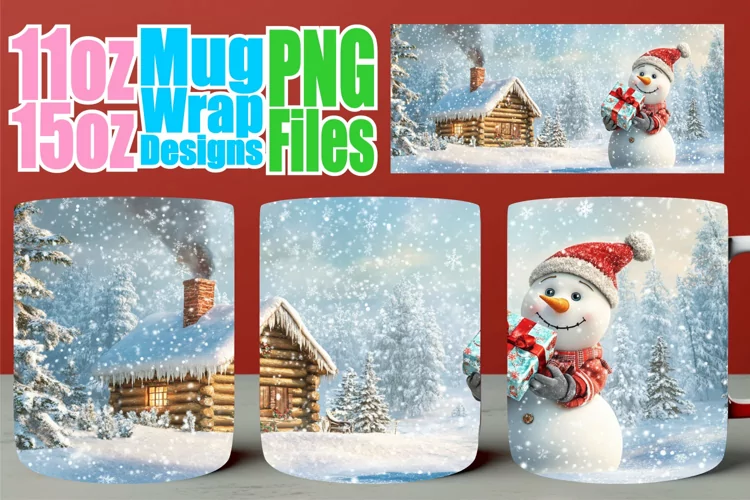Charming vibes sublimation print wrap, Winter