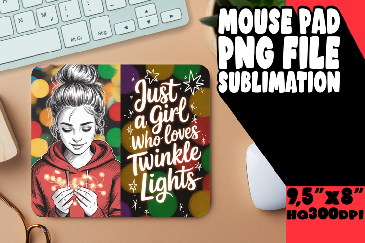 JOYFUL MOUSE MAT ARTISTIC TOUCH, Just A Girl