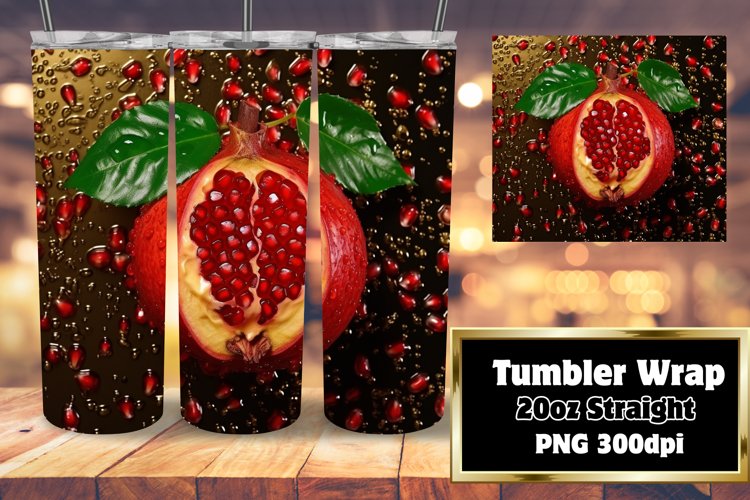 Eclectic 3D Tumbler Fruit Festival example image 1