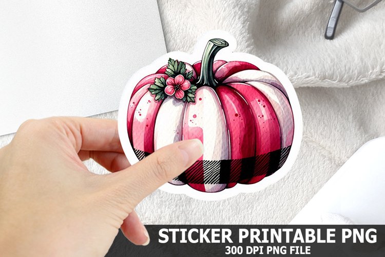 Halloween Pumpkin Sticker| Halloween Sticker PNG Design