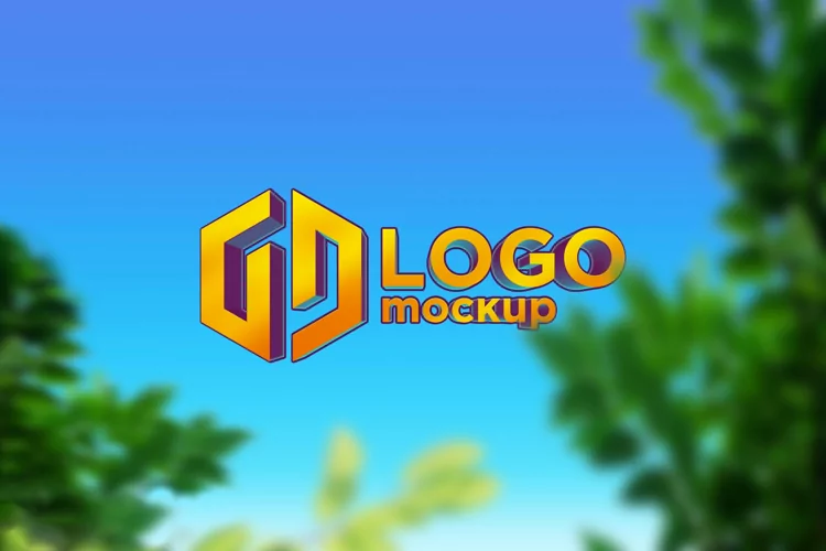 3D Logo Mockup Template