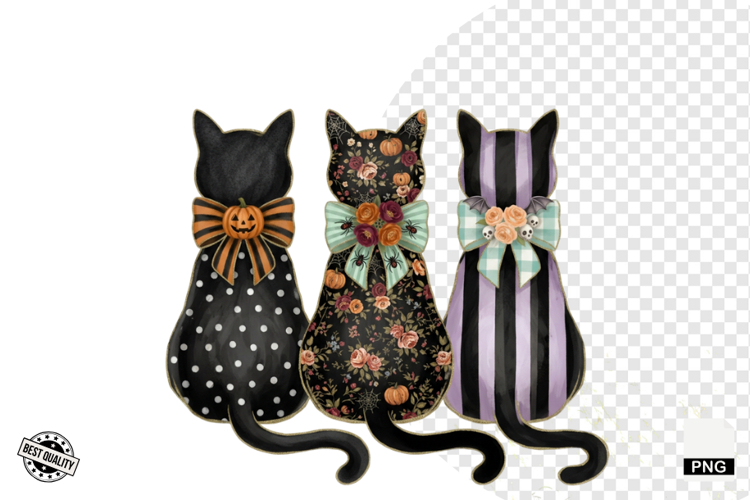 Black Cat Clipart Image 8