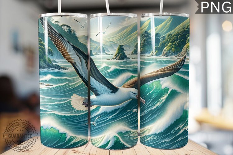 Albatross Tumbler Wrap - Albatross Tumbler Design example image 1