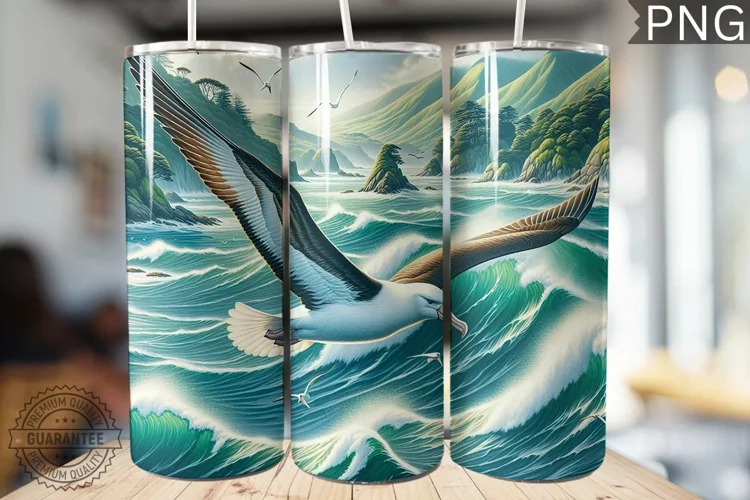 Albatross Tumbler Wrap - Albatross Tumbler Design