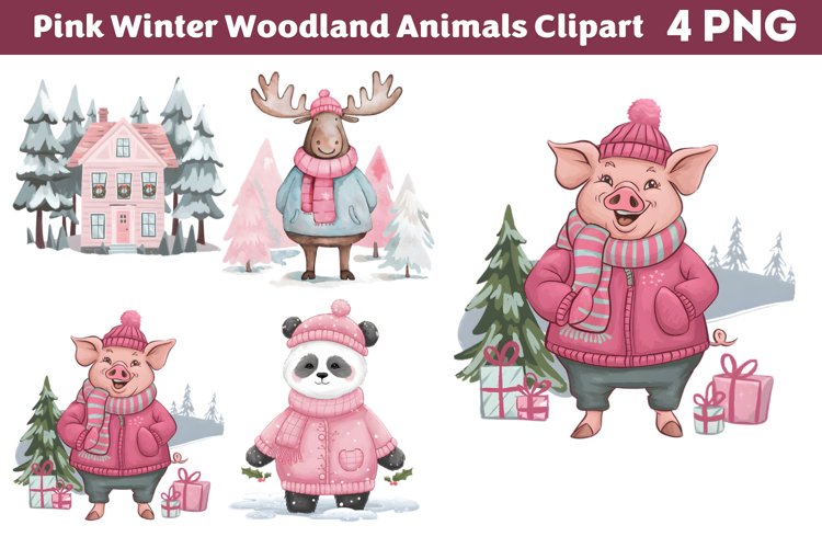 Woodland Animals Clipart Image 17