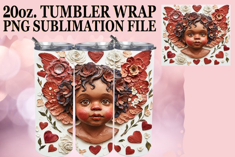 Love Blossoms in Tumbler Art