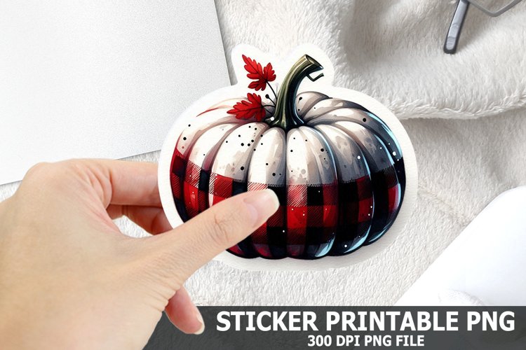 Halloween Pumpkin Sticker| Halloween Sticker PNG Design