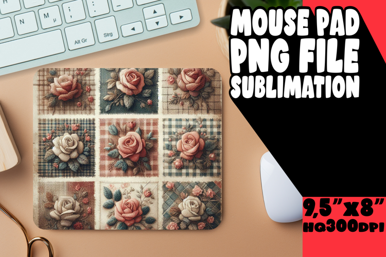 Radiant Desk Mat Sublimation, Patchwork