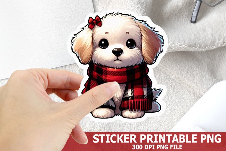 Christmas Dog Clipart Image 20